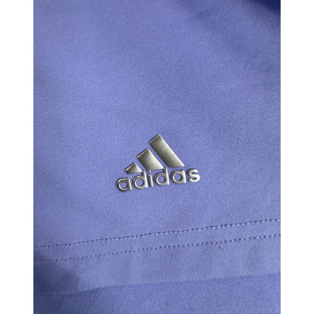 adidas Golf Women's XL Purple Short Sleeve Stretch Collared Polo Shirt - Picture 2 of 10